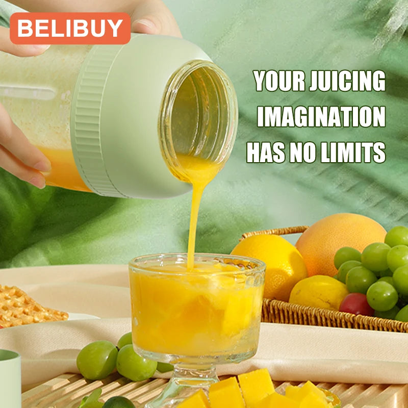 Portable USB Electric Juicer Cup With 6 Blades For Fresh Juice