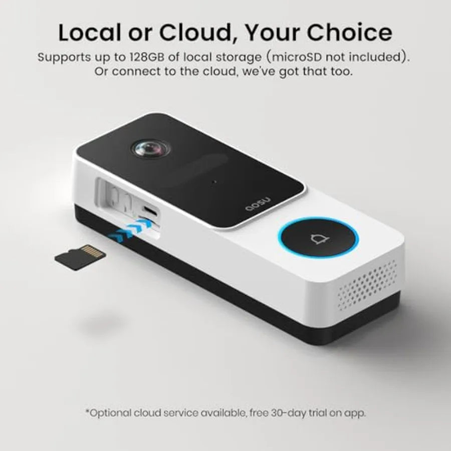 Wireless Doorbell Camera For Home Security With 170 Degree View