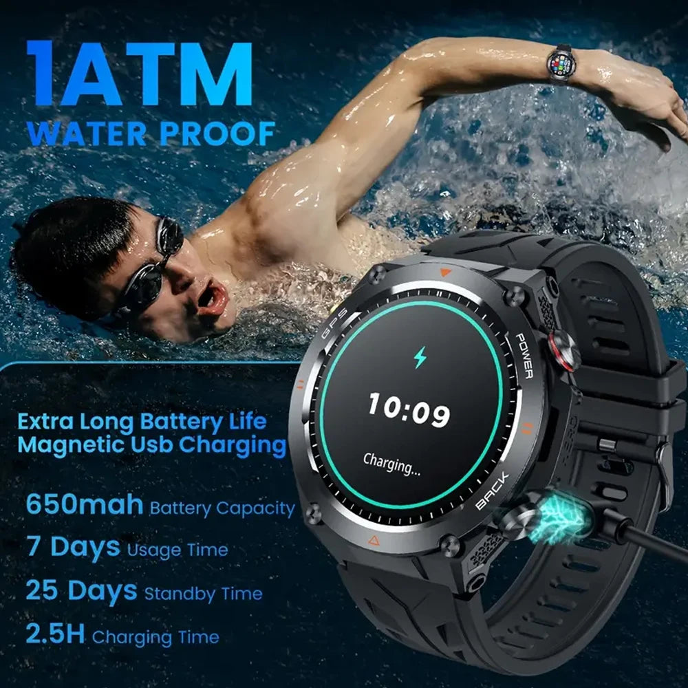 Senbono GPS Smart Watch Builtin GPS Bluetooth Phone Call