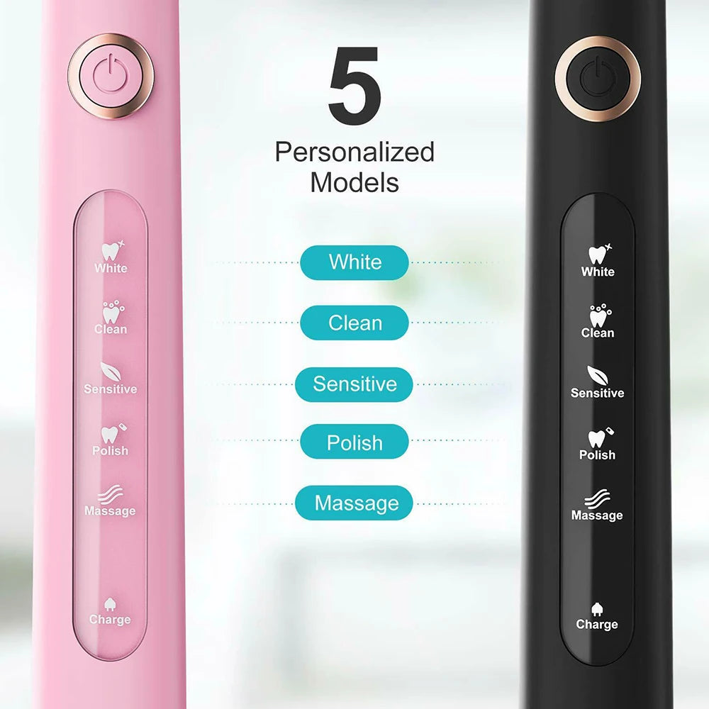 Fairywill FW507 Electric Sonic Toothbrush Soft Bristles