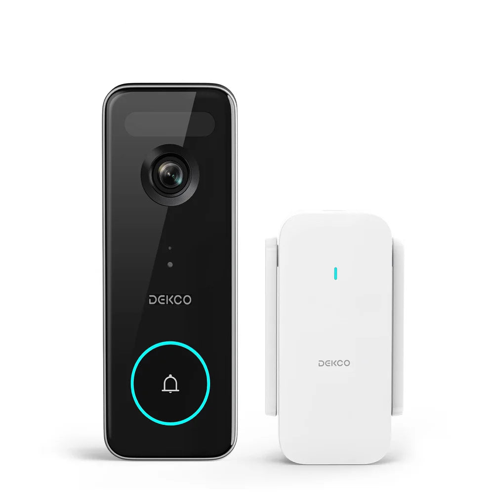 DEKCO 5MP Ultra HD WiFi Video Doorbell With Alexa Support