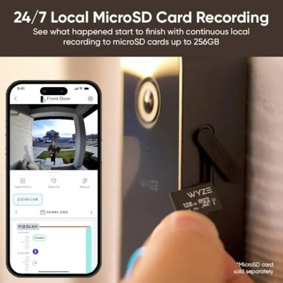Wyze Video Doorbell V2 Security Camera For Home Surveillance