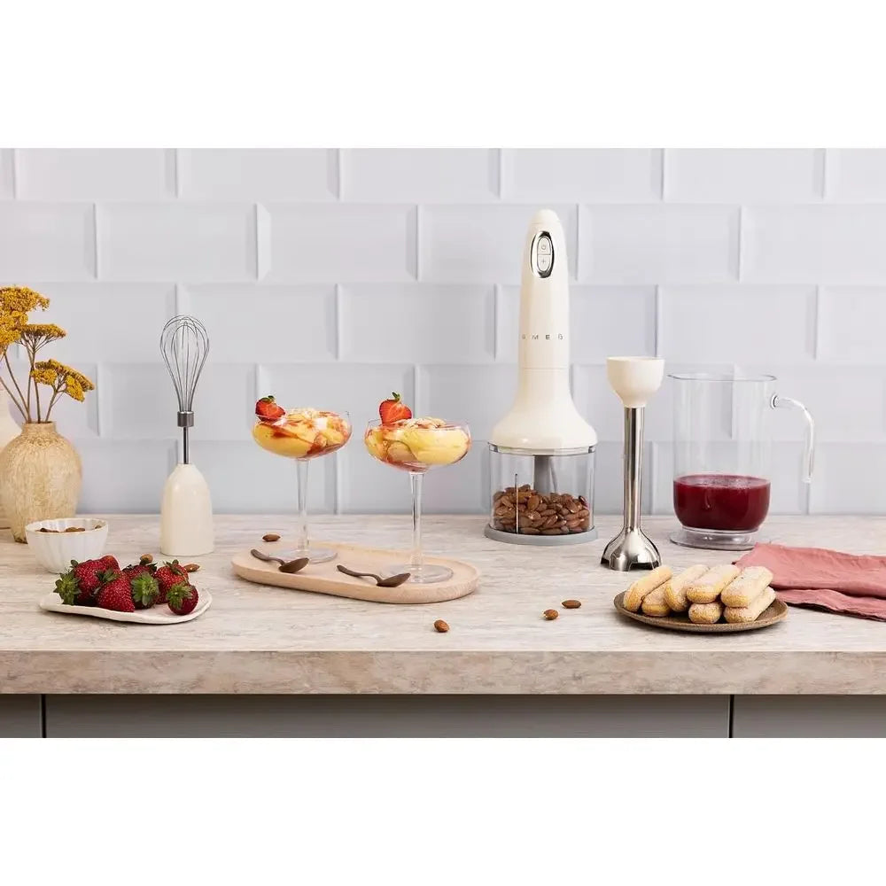 Immersion Blender Set With Beaker And Chopping Bowl 5 Speed