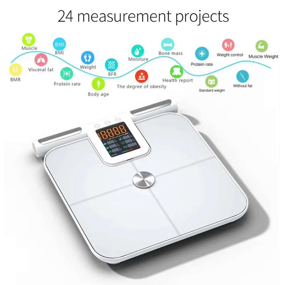 Smart Body Weight Scale Eight Electrode Digital Bathroom Full Body Composition