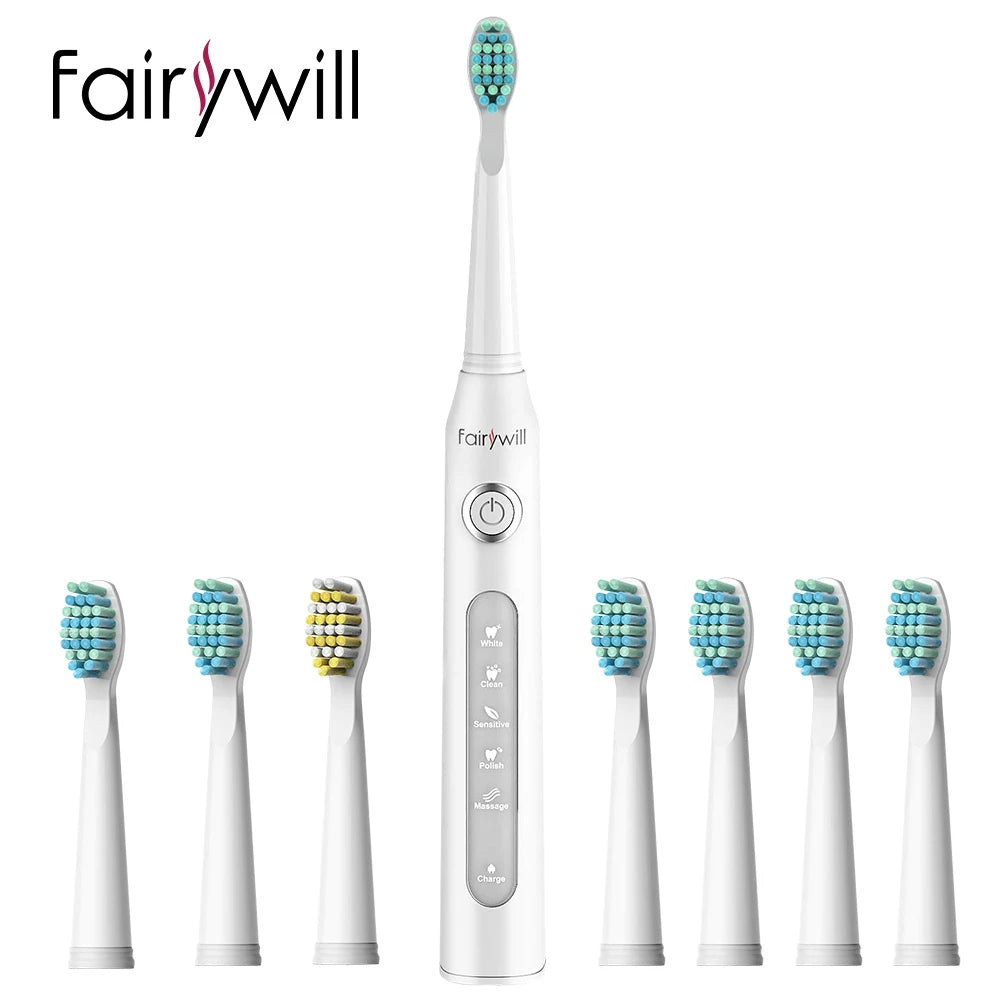Fairywill FW507 Electric Sonic Toothbrush Soft Bristles