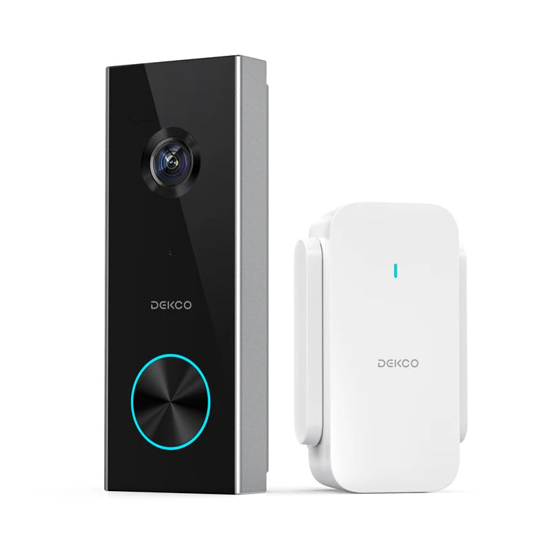 DEKCO 3MP WiFi Doorbell With AI Human Detection And Alexa