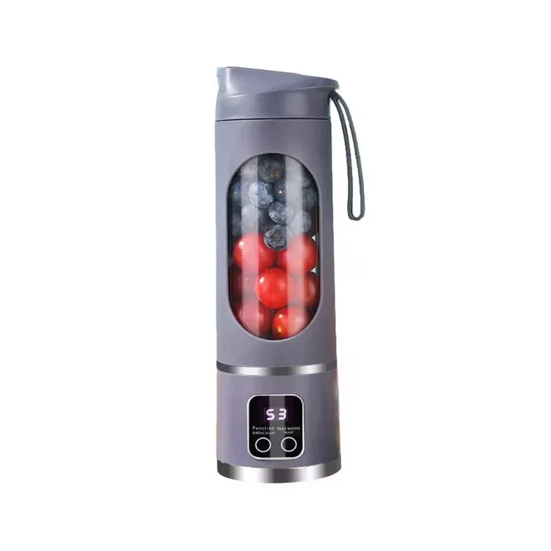Portable Electric Blender With 8 Blades Travel Juicer Cup