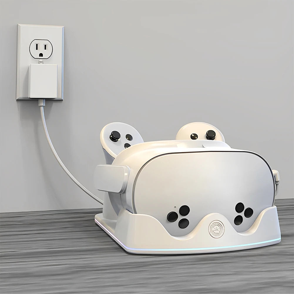 Charging Dock For Meta Quest 3S VR Headset With RGB Light