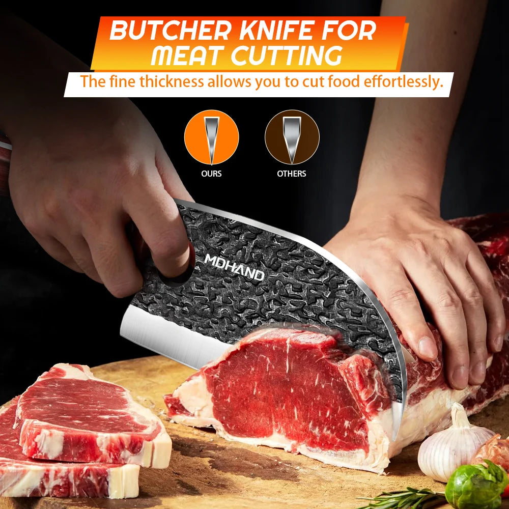 ZENG Kitchen Knives Set With Sharpener