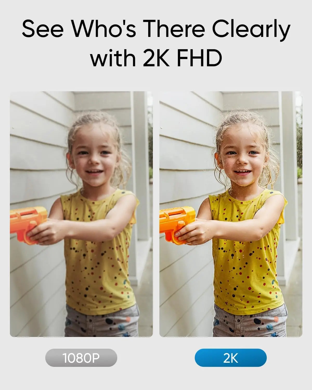 Eufy Renewed Security Video Doorbell C31 2K FHD Battery and Wired