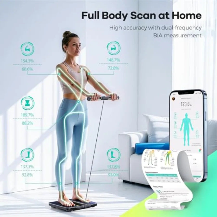 Smart Body Weight Scale With 8 Electrodes And Body Composition