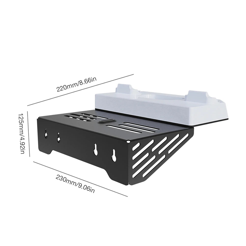 Shunmaii PS5 Wall Mount With Charging Station RGB Light Headset