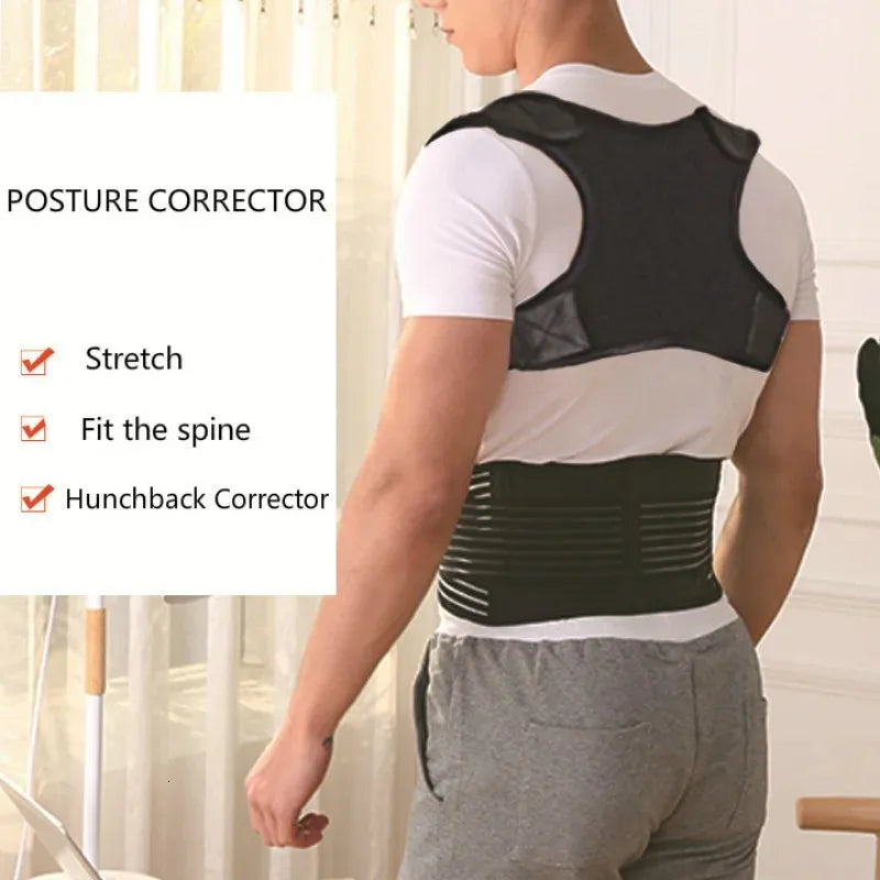FUBEICHLY Invisible Back Posture Corrector Shoulder Brace For Adults