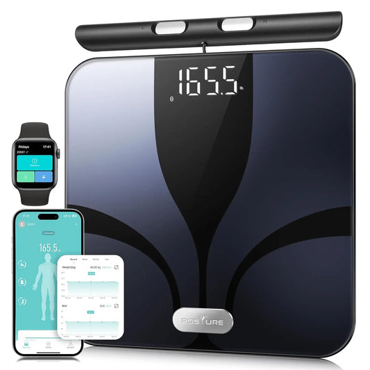 Digital Bluetooth Body Fat Scale With Eight Electrode Analyzer And Voice Prompts