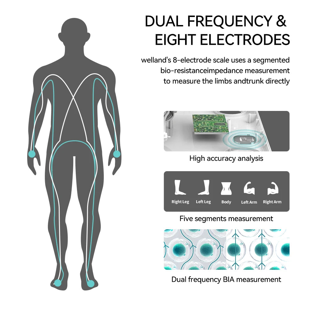 Smart Digital Scale With BMI Body Fat And Muscle Mass
