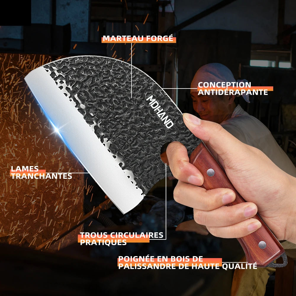 ZENG Kitchen Knives Set With Sharpener