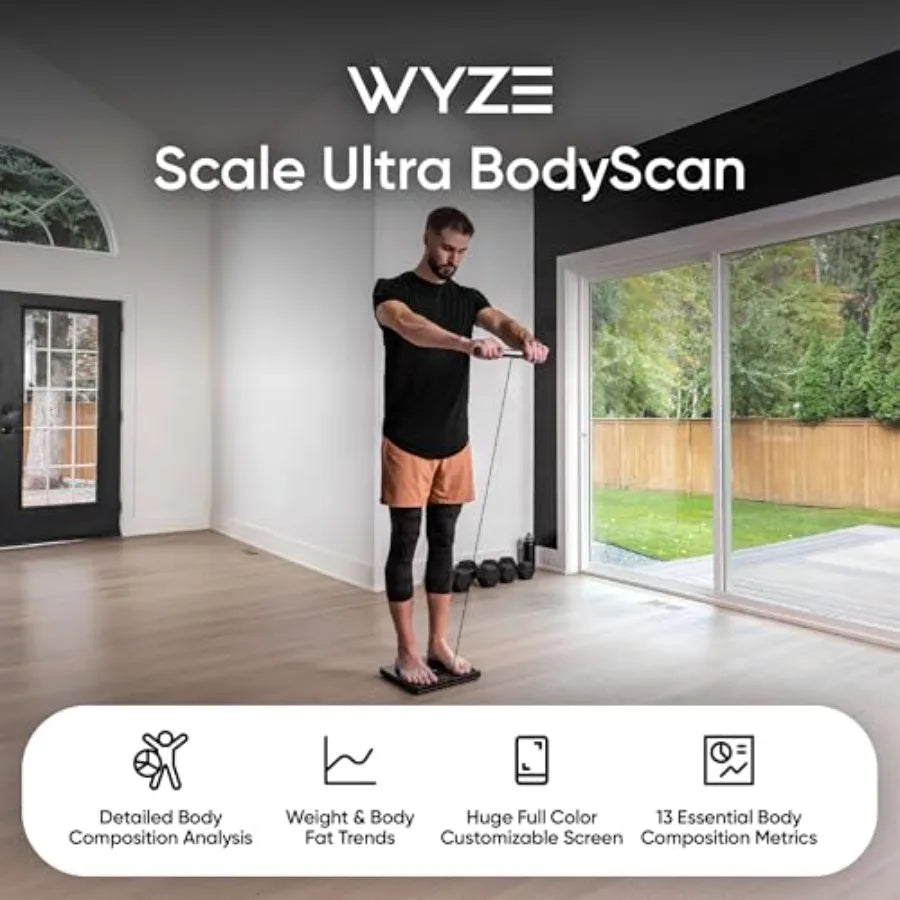 Wyze Smart BodyScan With Handle Body Composition Scale