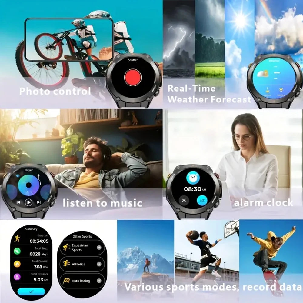 Senbono GPS Smart Watch Builtin GPS Bluetooth Phone Call