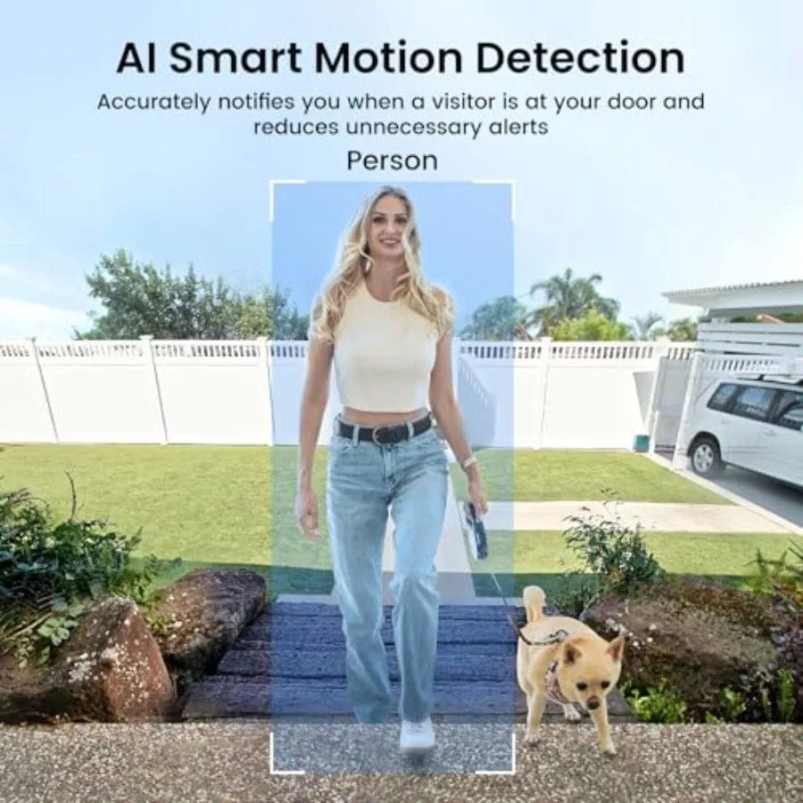 Wireless Doorbell Camera For Home Security With 170 Degree View