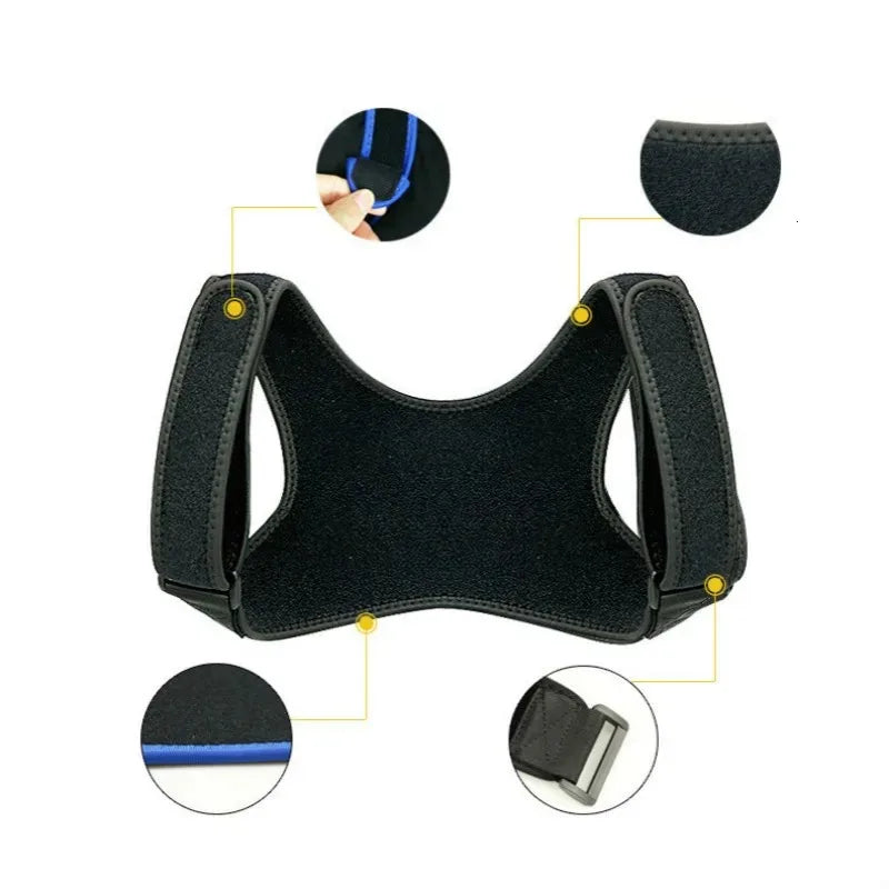 FUBEICHLY Invisible Back Posture Corrector Shoulder Brace For Adults