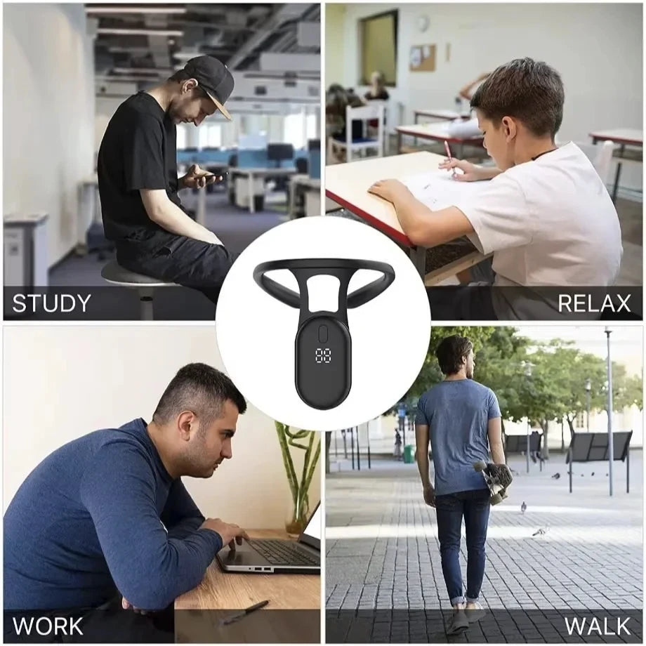 HOMEFISH Smart Posture Corrector With Micro Vibration Training
