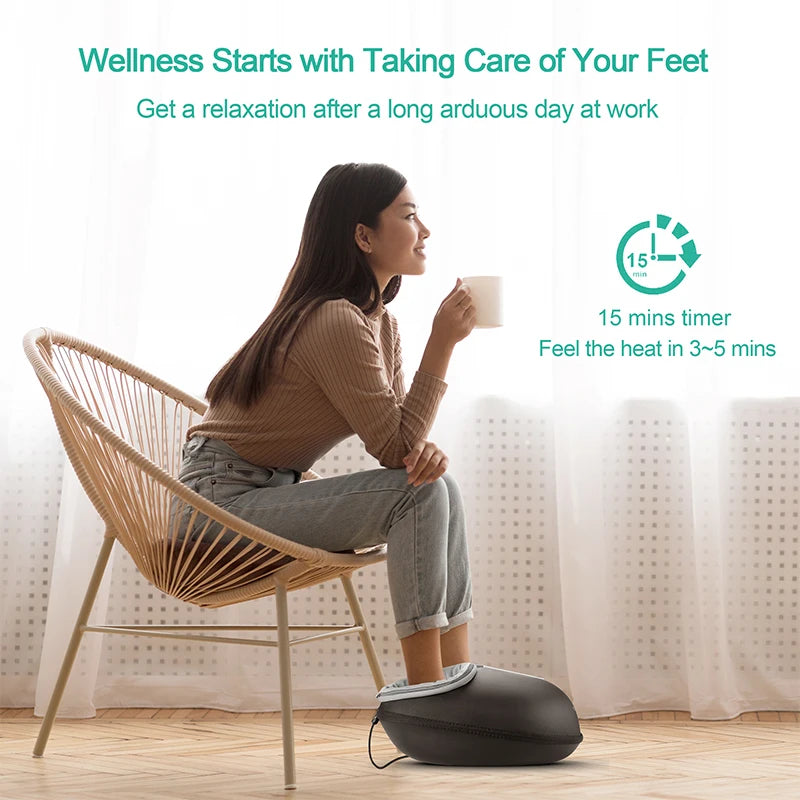 Medcursor Shiatsu Foot Massager With Heat for Relaxation