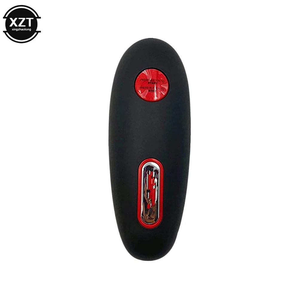 Electric Can Opener Automatic Handheld Kitchen Safety Tool Smooth Edge