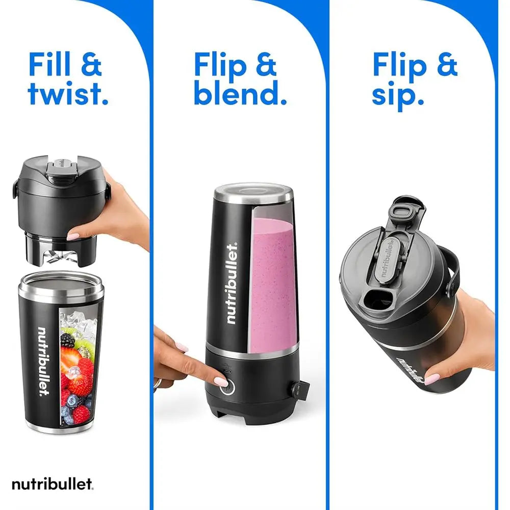 Portable Cordless Blender With Insulated Cup For Smooth Blends