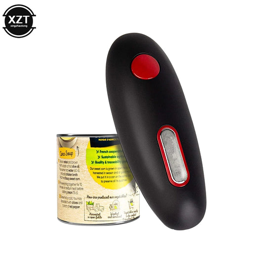 Electric Can Opener Automatic Handheld Kitchen Safety Tool Smooth Edge