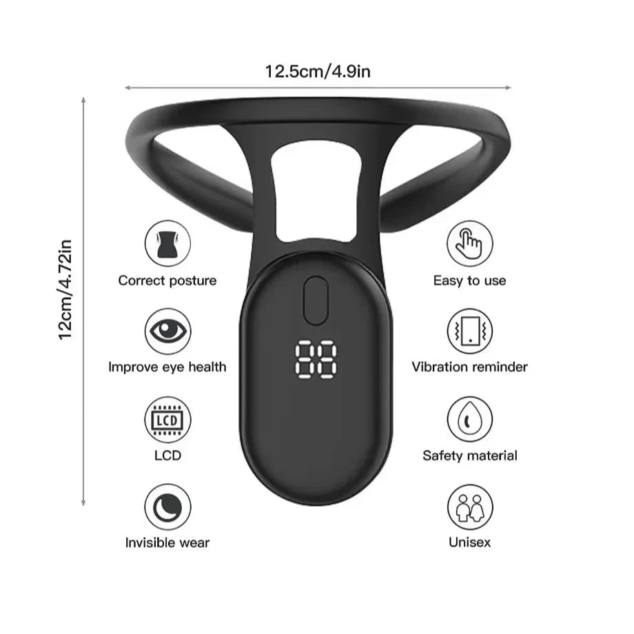 HOMEFISH Smart Posture Corrector With Micro Vibration Training