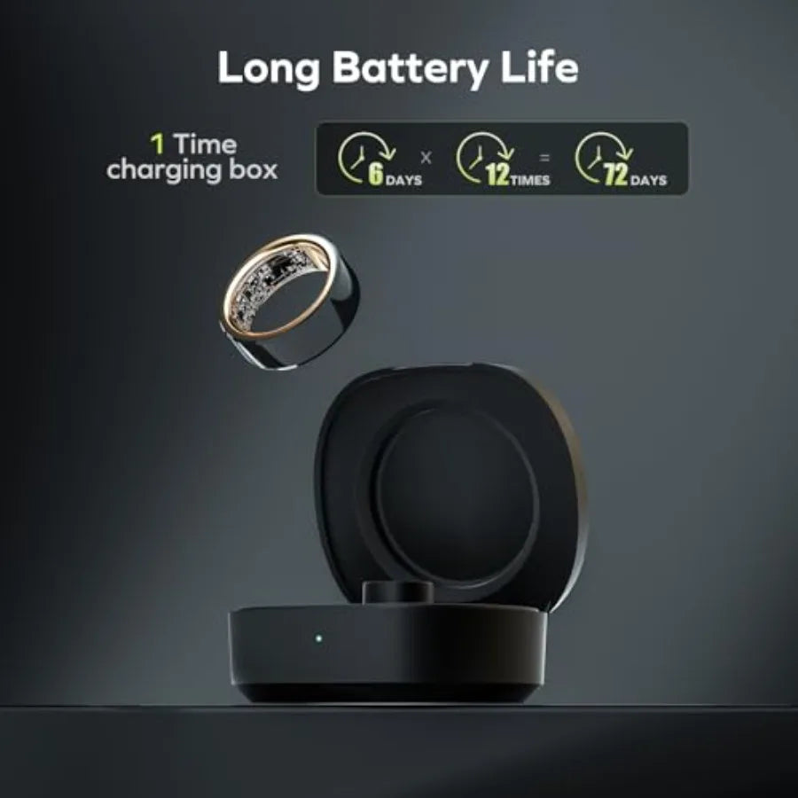 Smart Health Ring Sleep Tracker With Heart Rate Monitor IP68