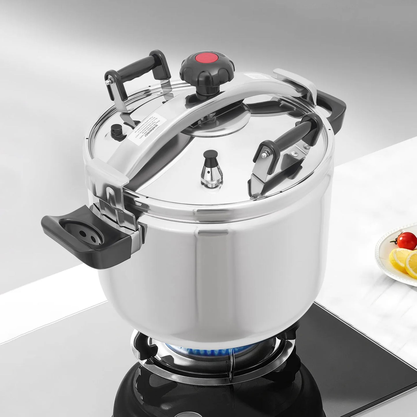 Bymaocar Stainless Steel Round Tabletop Pressure Cooker