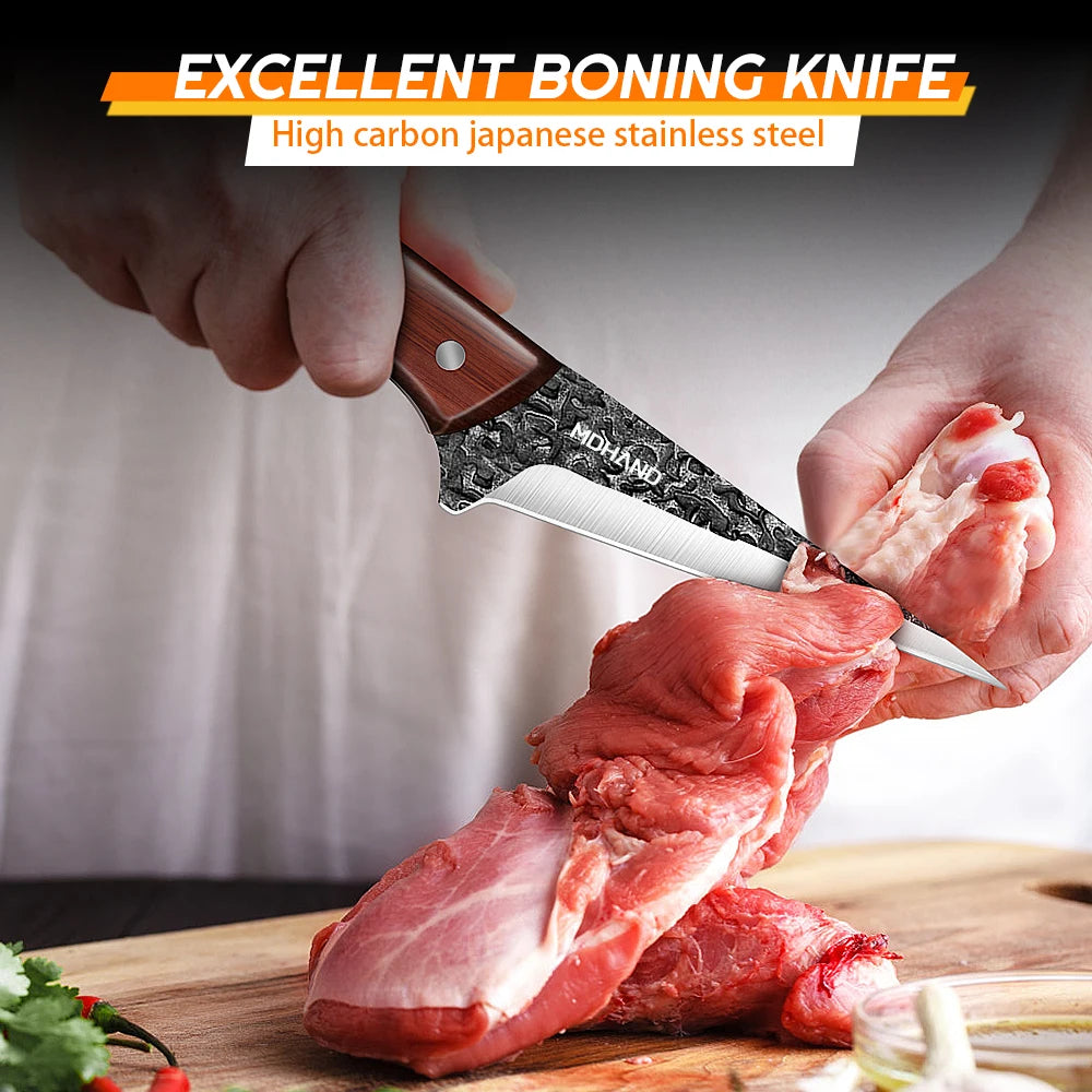 ZENG Kitchen Knives Set With Sharpener