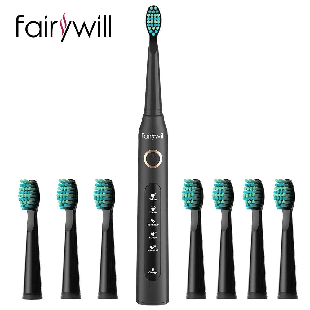 Fairywill FW507 Electric Sonic Toothbrush Soft Bristles