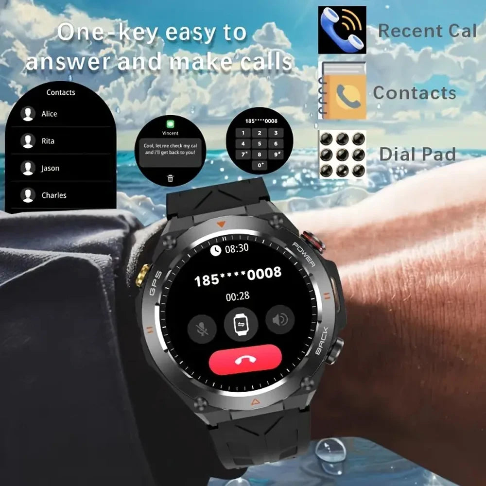 Senbono GPS Smart Watch Builtin GPS Bluetooth Phone Call