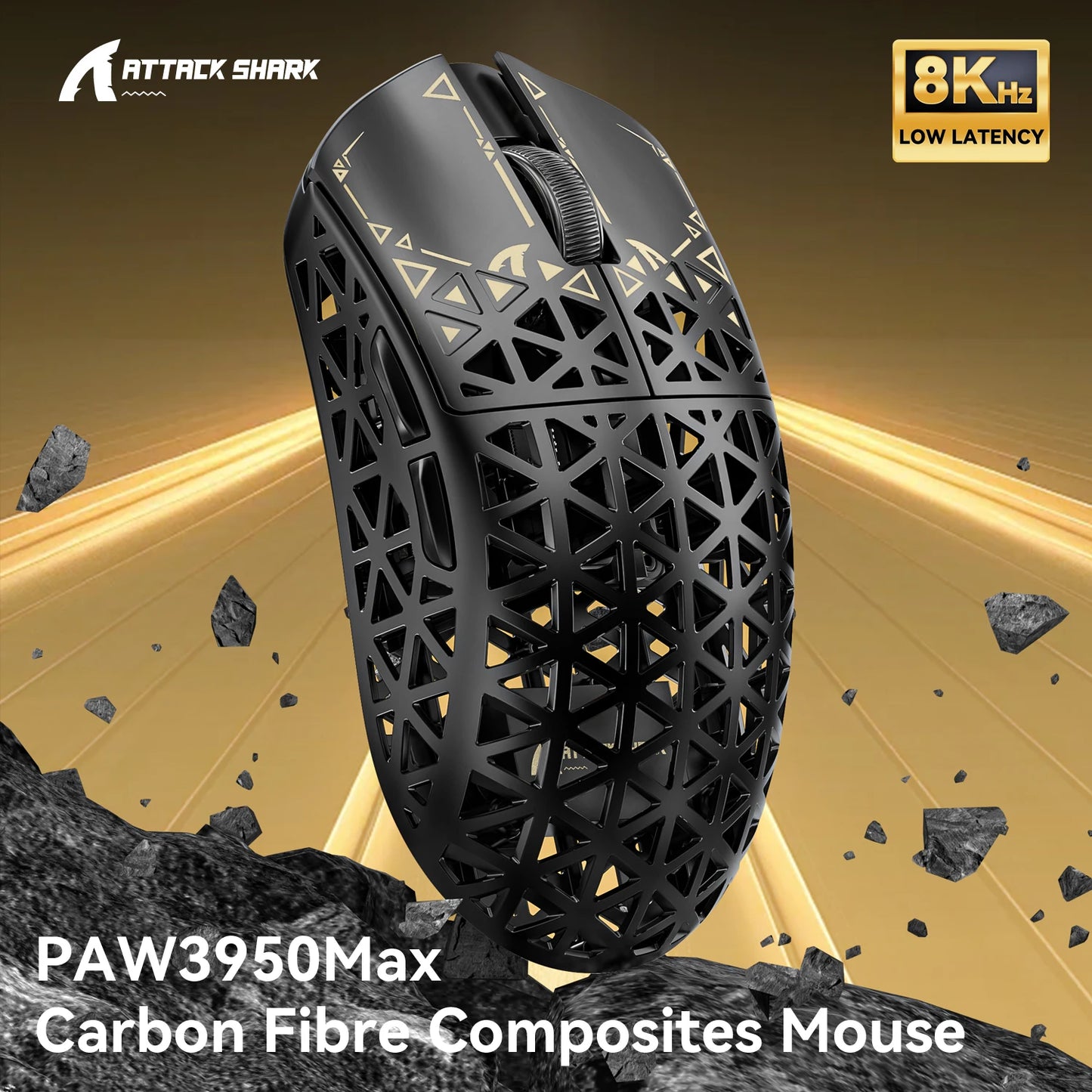 Attack Shark R5 Ultra Wireless Gaming Mouse With PAW3950MAX Sensor