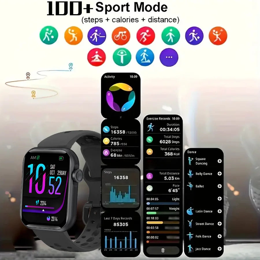 Anyloop Smartwatch For Men And Women With Calls And Fitness