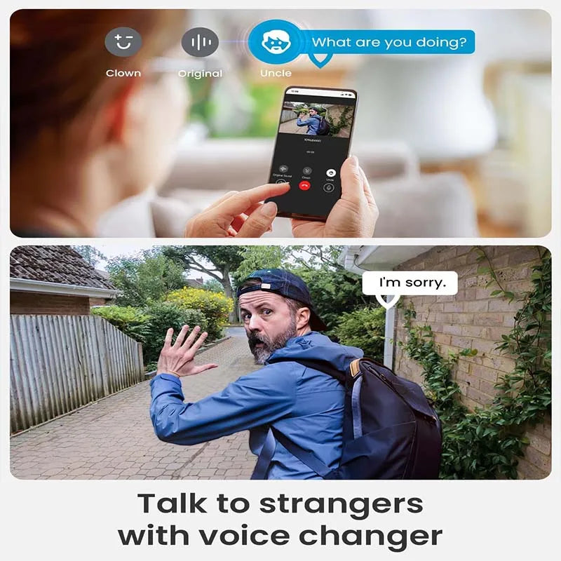IeGeeK 5MP Wireless Doorbell Camera With Two Way Audio