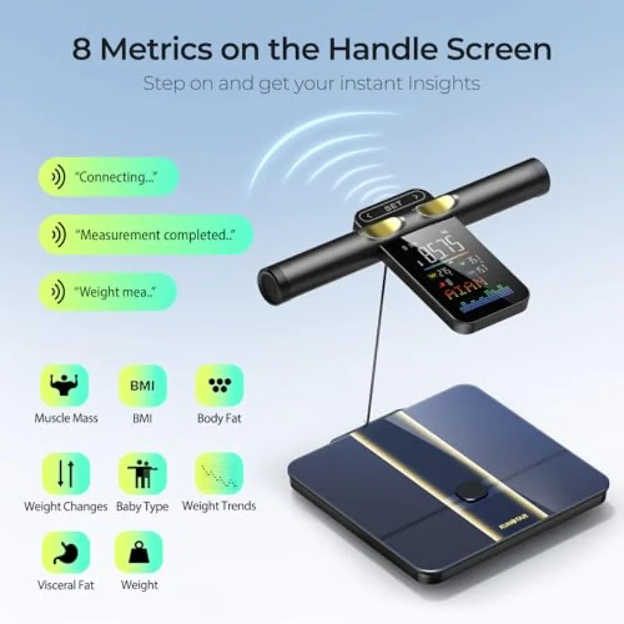 Smart Body Weight Scale With 8 Electrodes And Body Composition