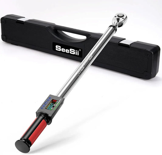 Seesii Digital Torque Wrench Electric Precision For Auto Care